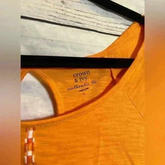 Crown and Ivy authentic tee long sleeve top - Picture 6 of 6